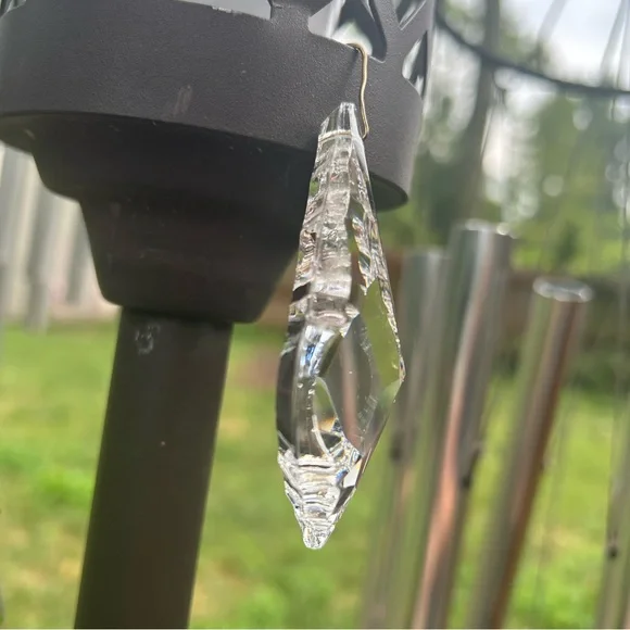 Crystal Sun Catcher Rainbow Caster Chandelier Pendant Window Glass Maple Leaf x2 - Picture 8 of 13